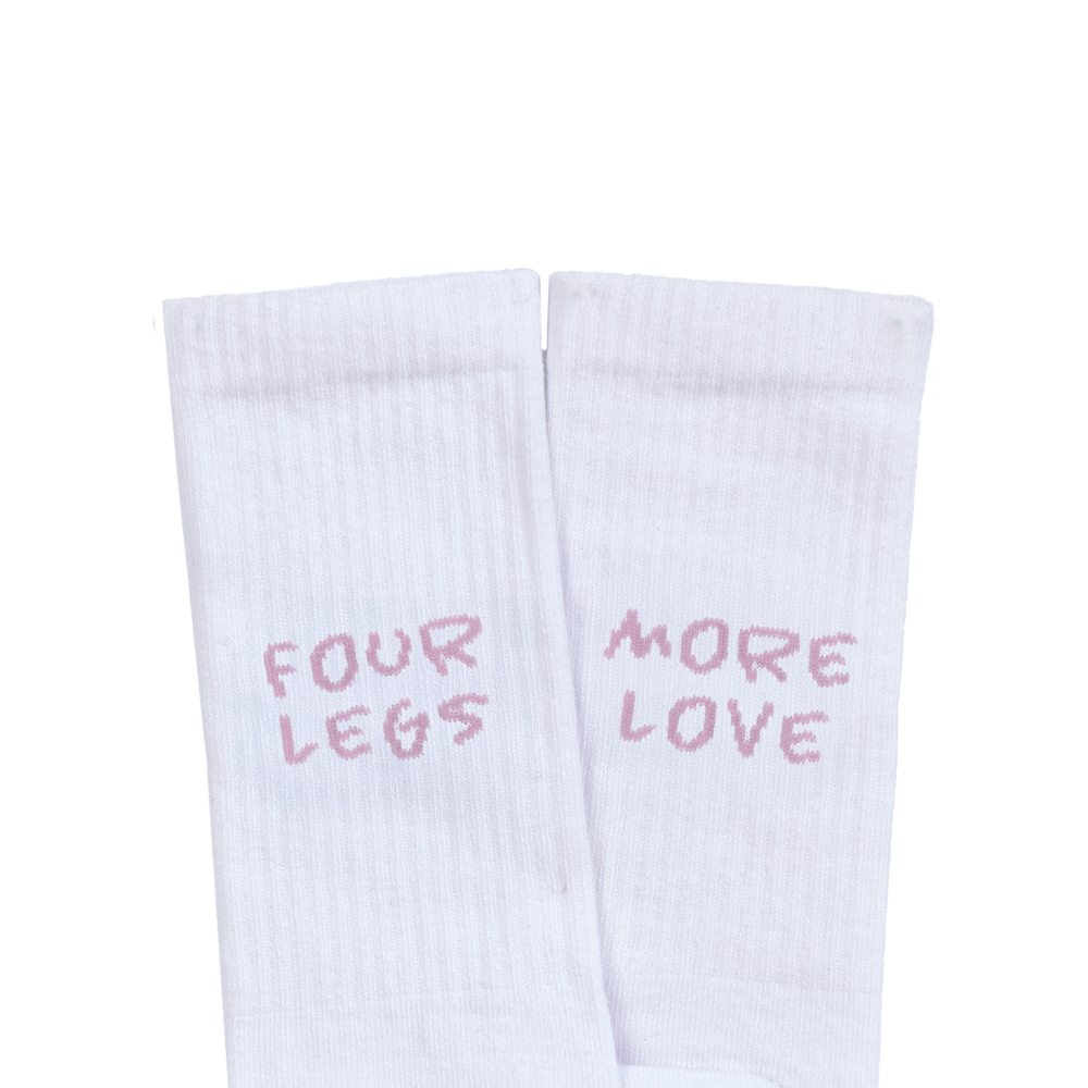 Schriftzug Tennis Socken FOUR LEGS Lettering Orchid - PALOPA