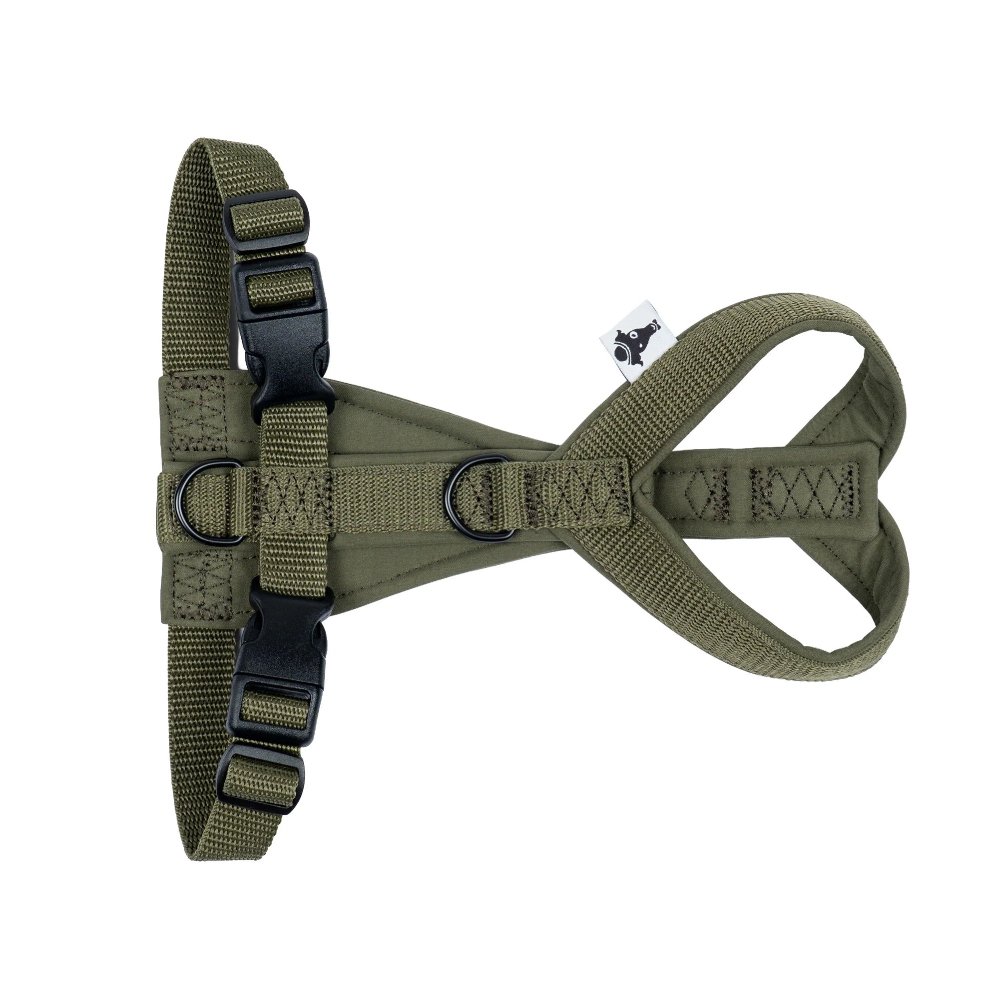 KARMA HUND Hundegeschirr Softshell für Dackel Dark Olive