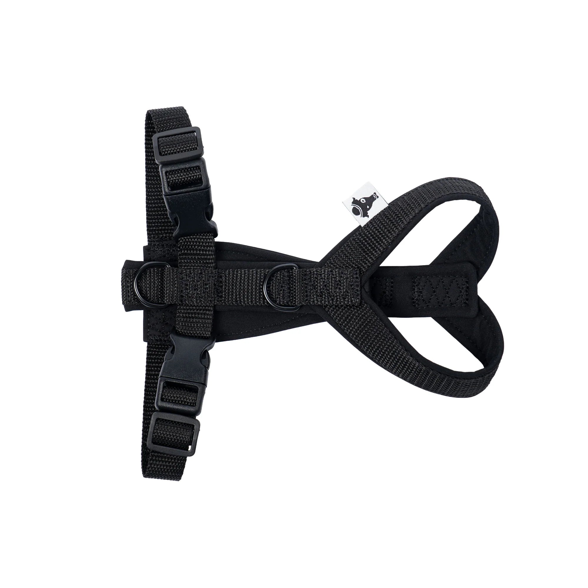 KARMA HUND Hundegeschirr Softshell für Dackel Schwarz