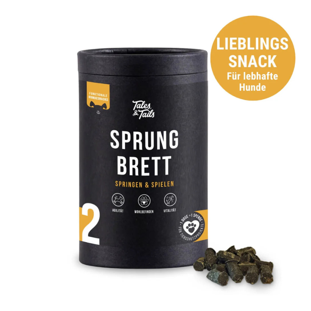 Sprungbrett Nr. 2 - Springen & Spielen-Snack für Hunde - TALES & TAILS