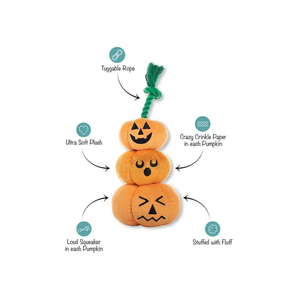 Hundespielzeug Halloween "Stack-o-lantern"
