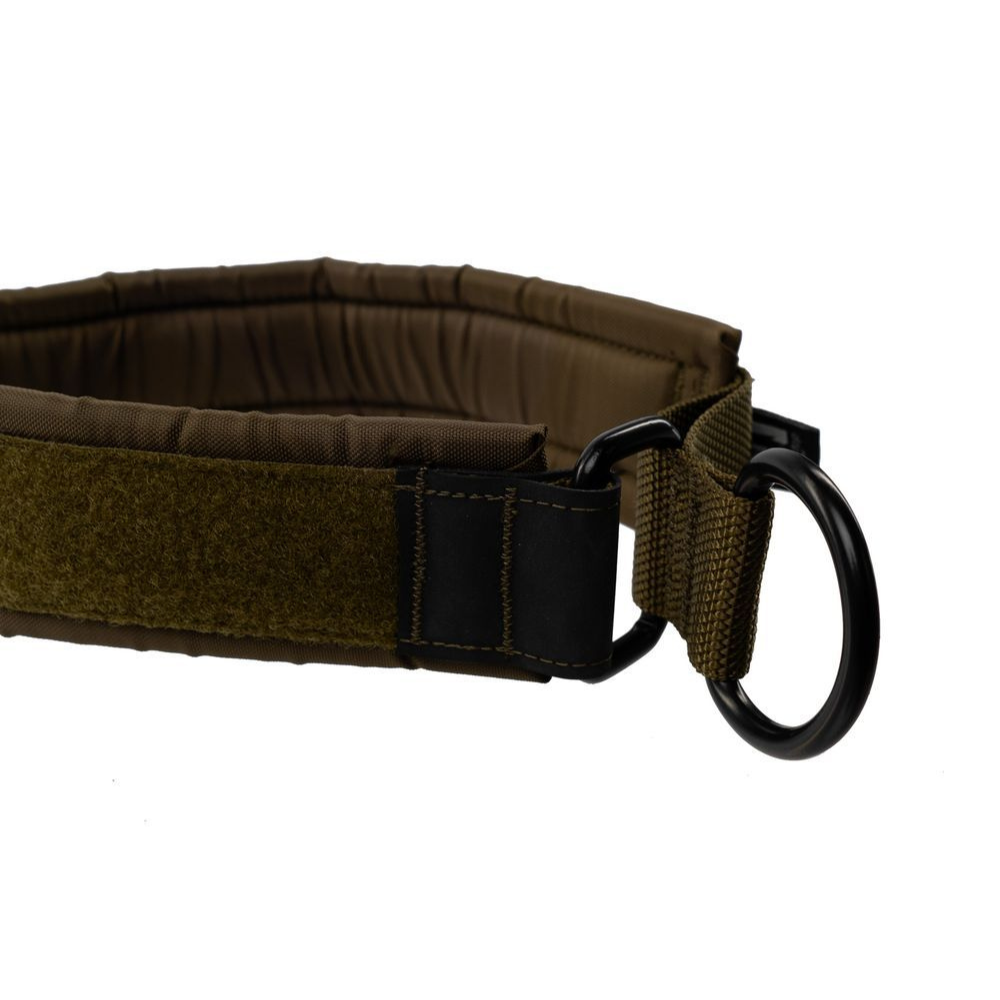 Klettverschluss Halsband SOLID Collar WD olive non-stop dogwear®