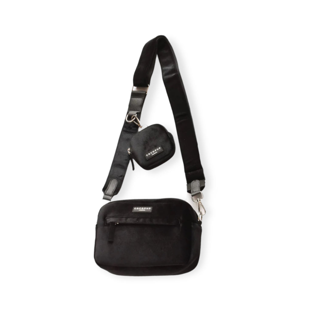 Gassitasche Dog Walking Bag Luxe Velvet Noir