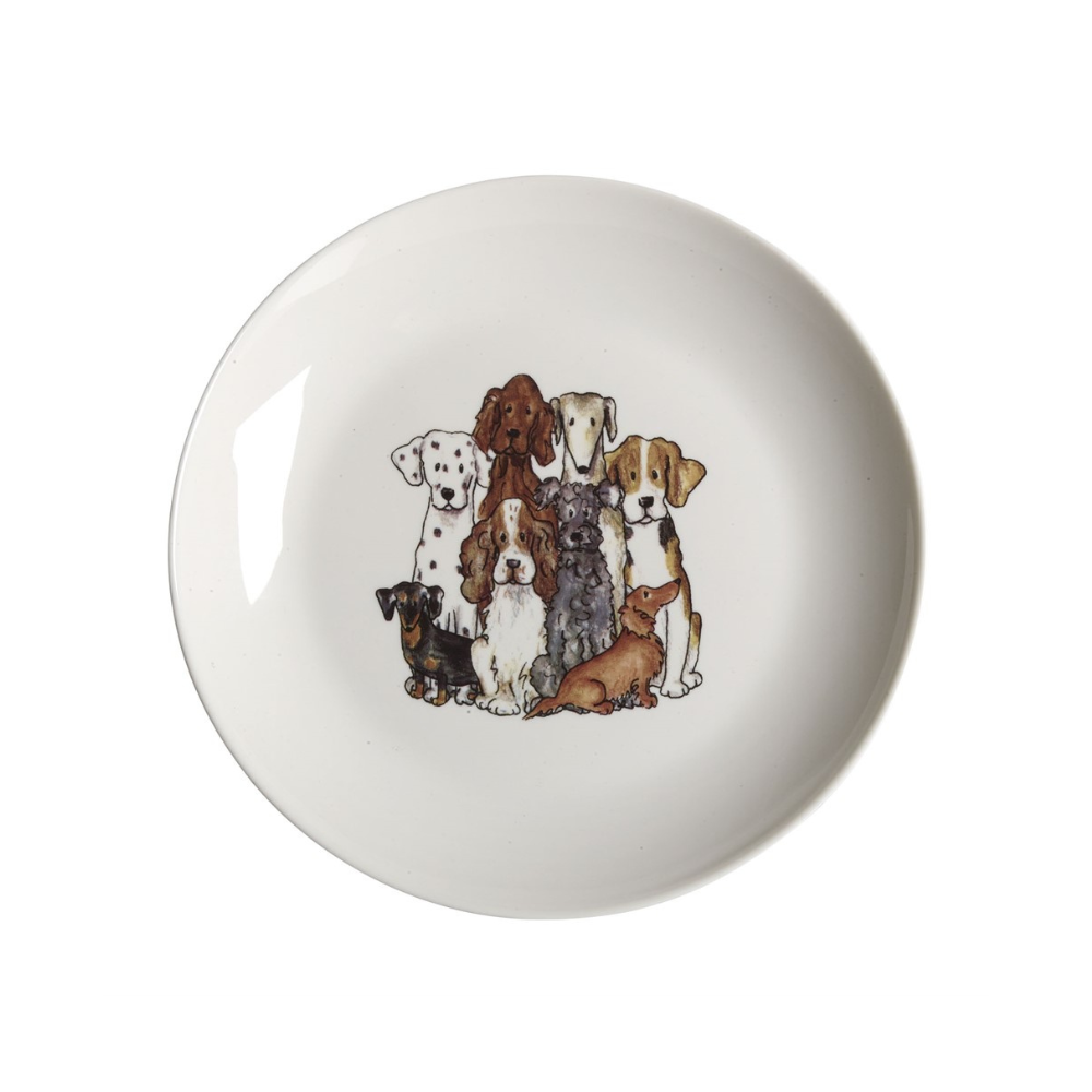 Teller rund mit Hundemotiv Ø 16,5 cm - Nääsgränsgården