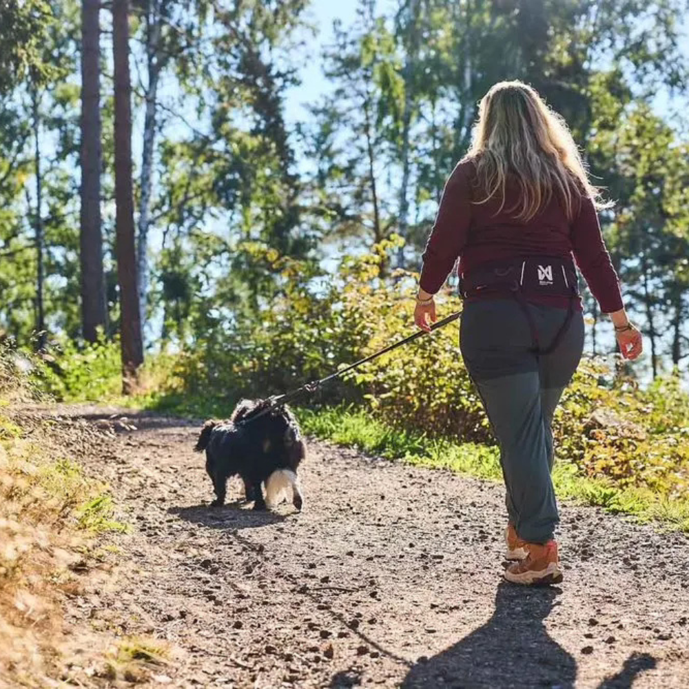 Tragebild Gurt TREKKING Belt 2.0 Black/Gray - non-stop dogwear