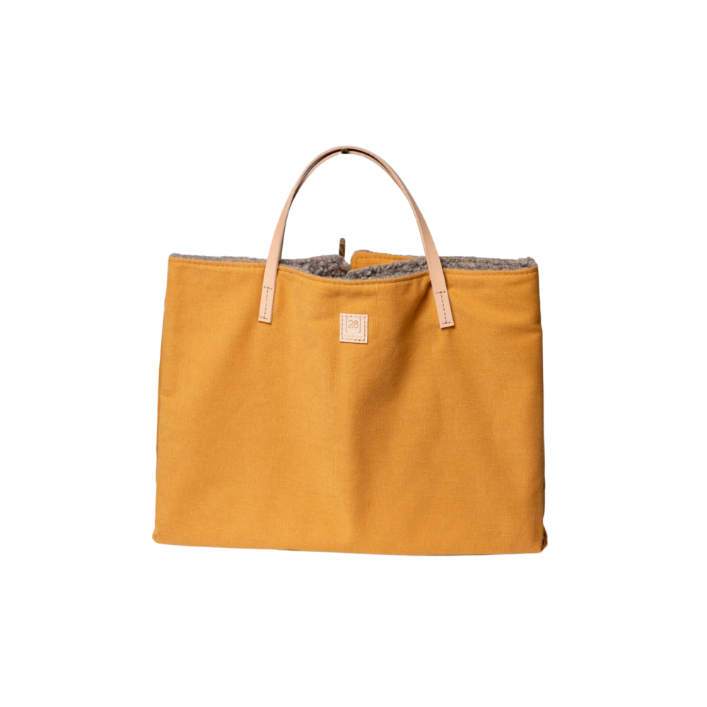 Travelmatte STEVE Hundereisematte Baumwollcanvas - Ochre - 2.8 designs for dogs