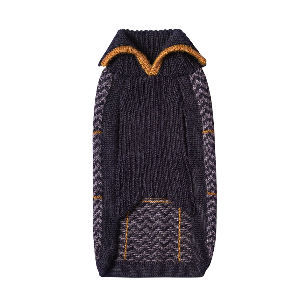 Unterseite Hundepullover Preppy Blue aus Alpaka - Alqo Wasi