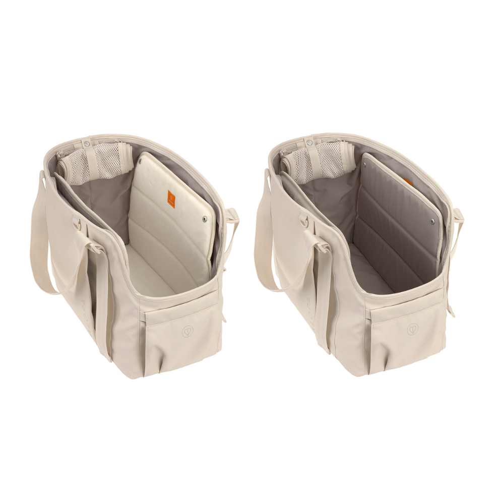 Varianten herausnehmbare Innenmatte Hundetragetasche WEDA Creme - PALOPA