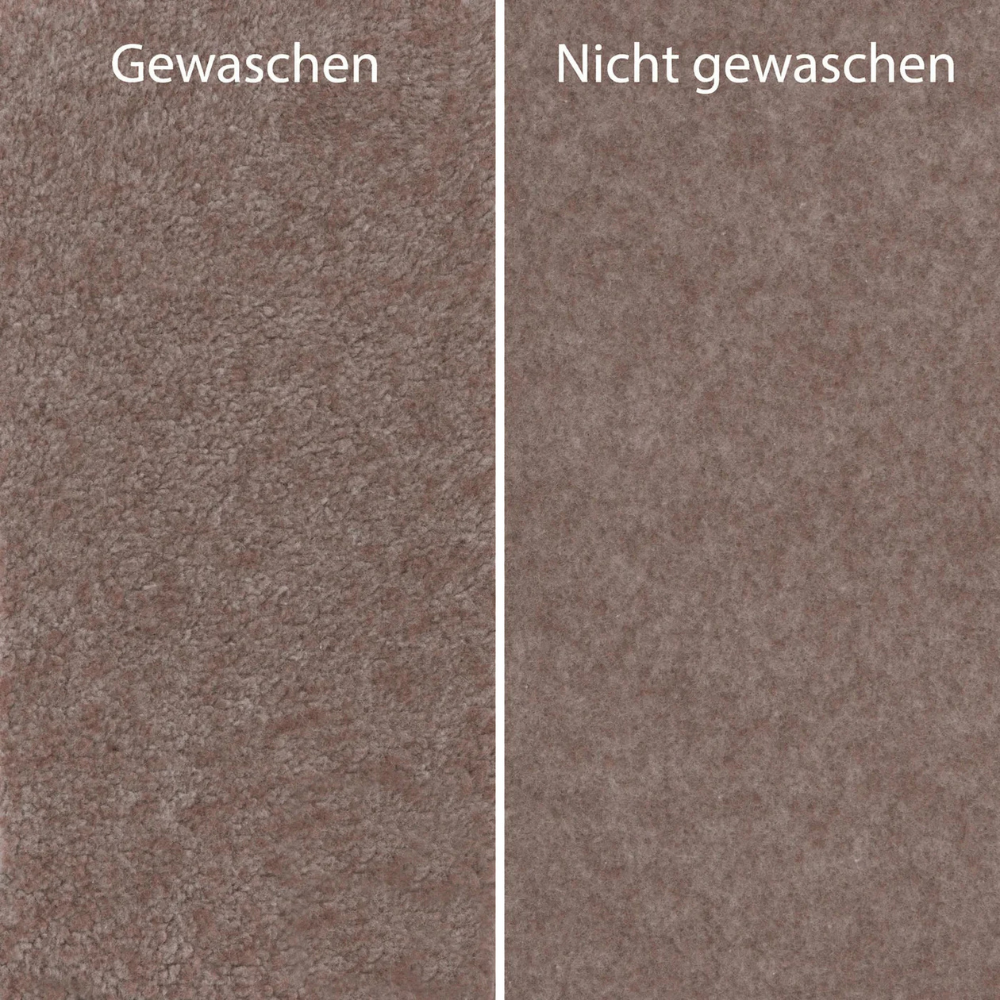 Vergleich gewaschen / nicht gewaschen Hundedecke Mathilda walnut 70 cm x 90 cm - PALOPA