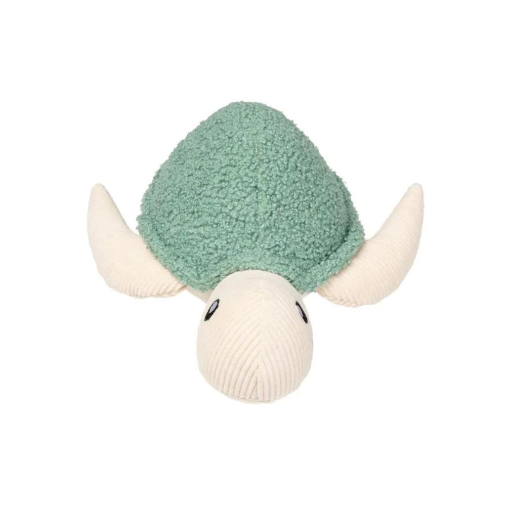 Vorderansicht Hundespielzeug - Sea Life Toy - Myrtle Green Turtle - FuzzYard