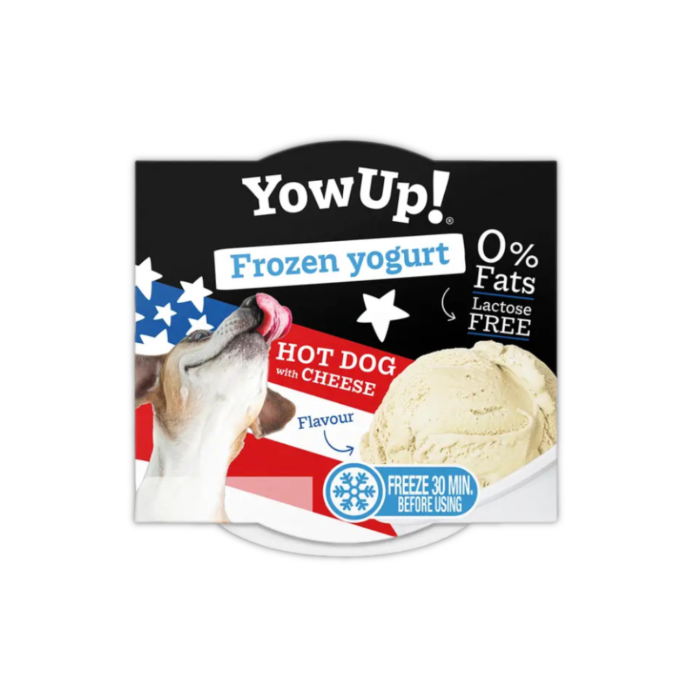 YowUp! Hundeeis Eiscreme Joghurt Hot-Dog Cheese