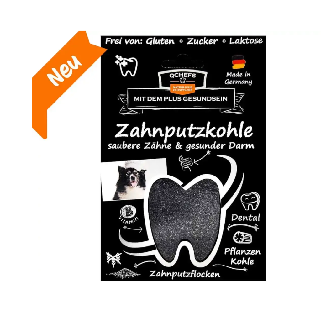 QChefs Zahnputzkohle für Hunde