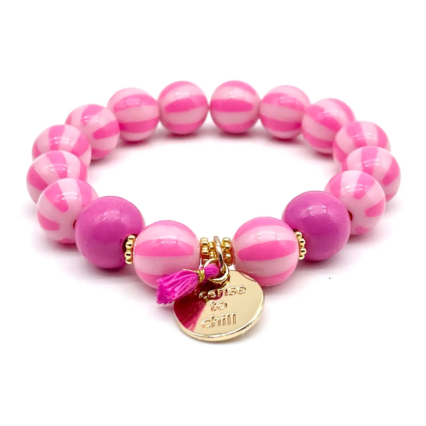 Armband SWEET CANDY WOOD elastisches Perlenarmband