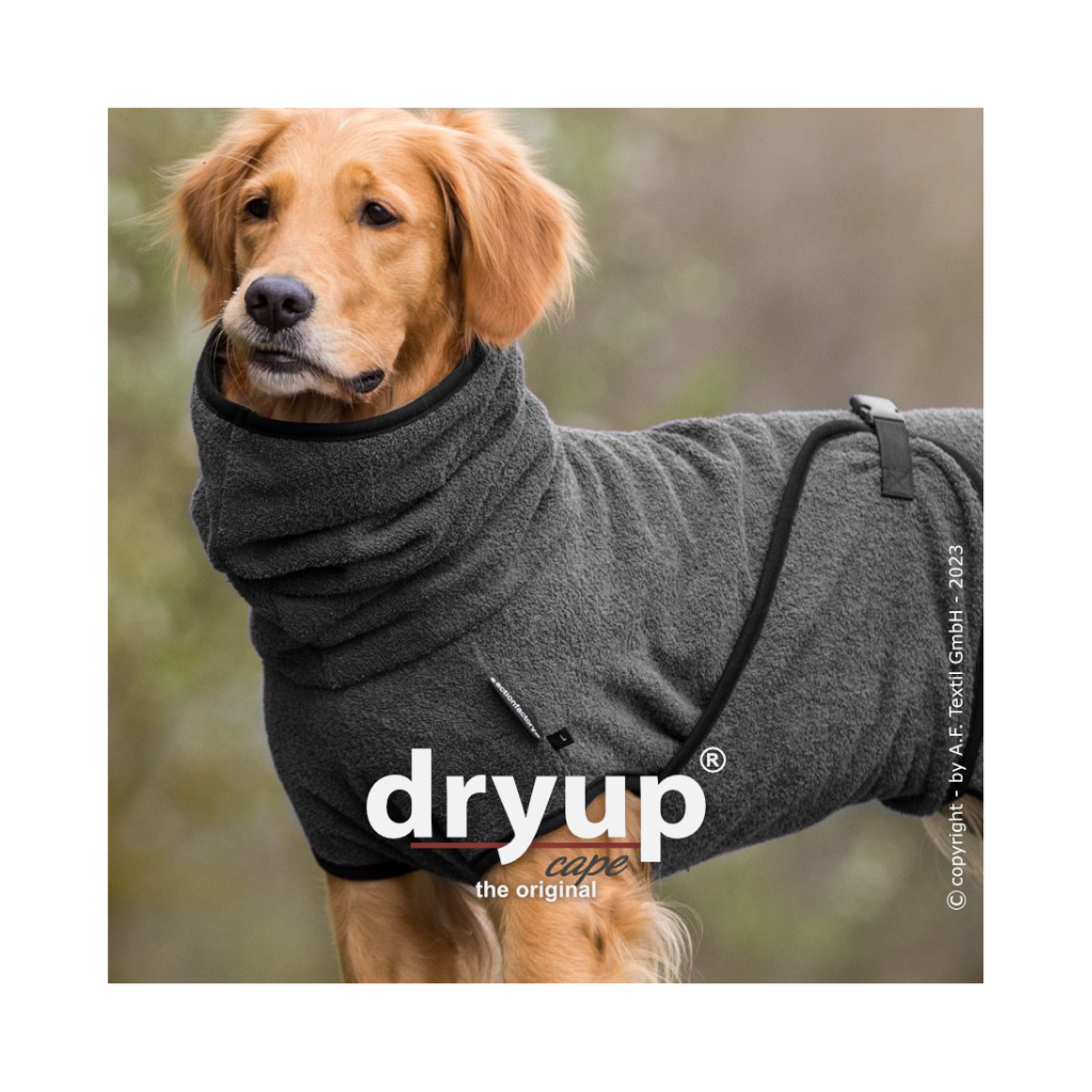 Hundebademantel DRYUP Cape ANTHRAZIT - actionfactory