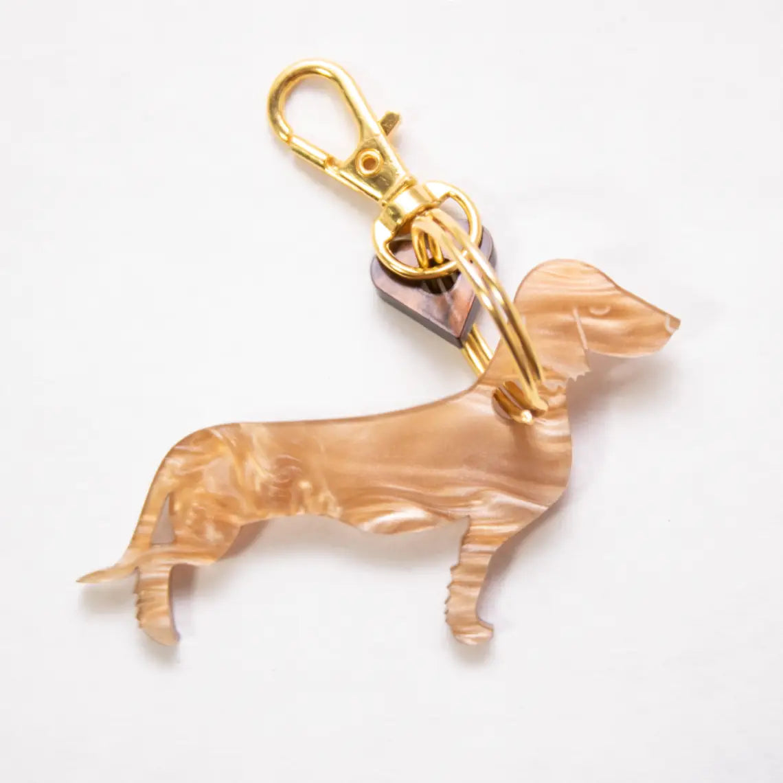 Schlüsselanhänger DACKEL Taschenanhänger Goldie