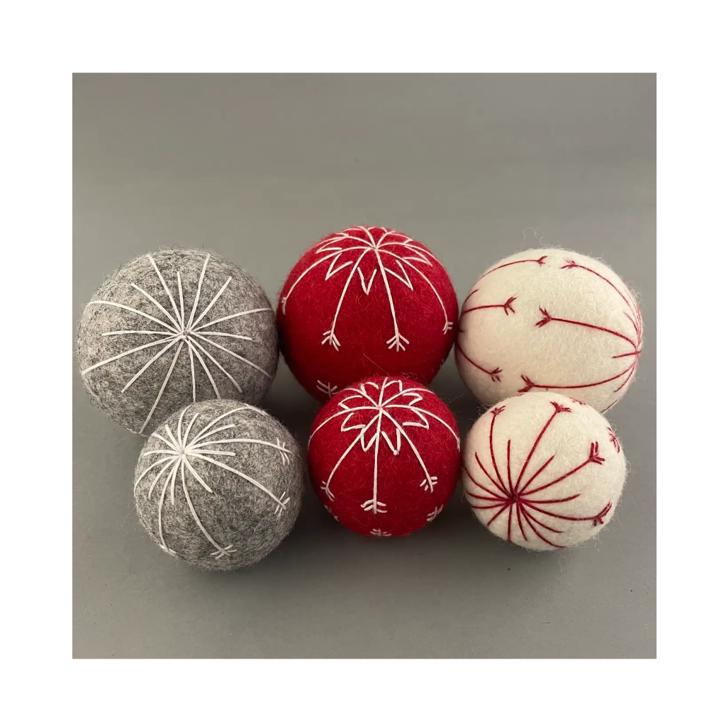 Filzball aus 100% Wollfilz