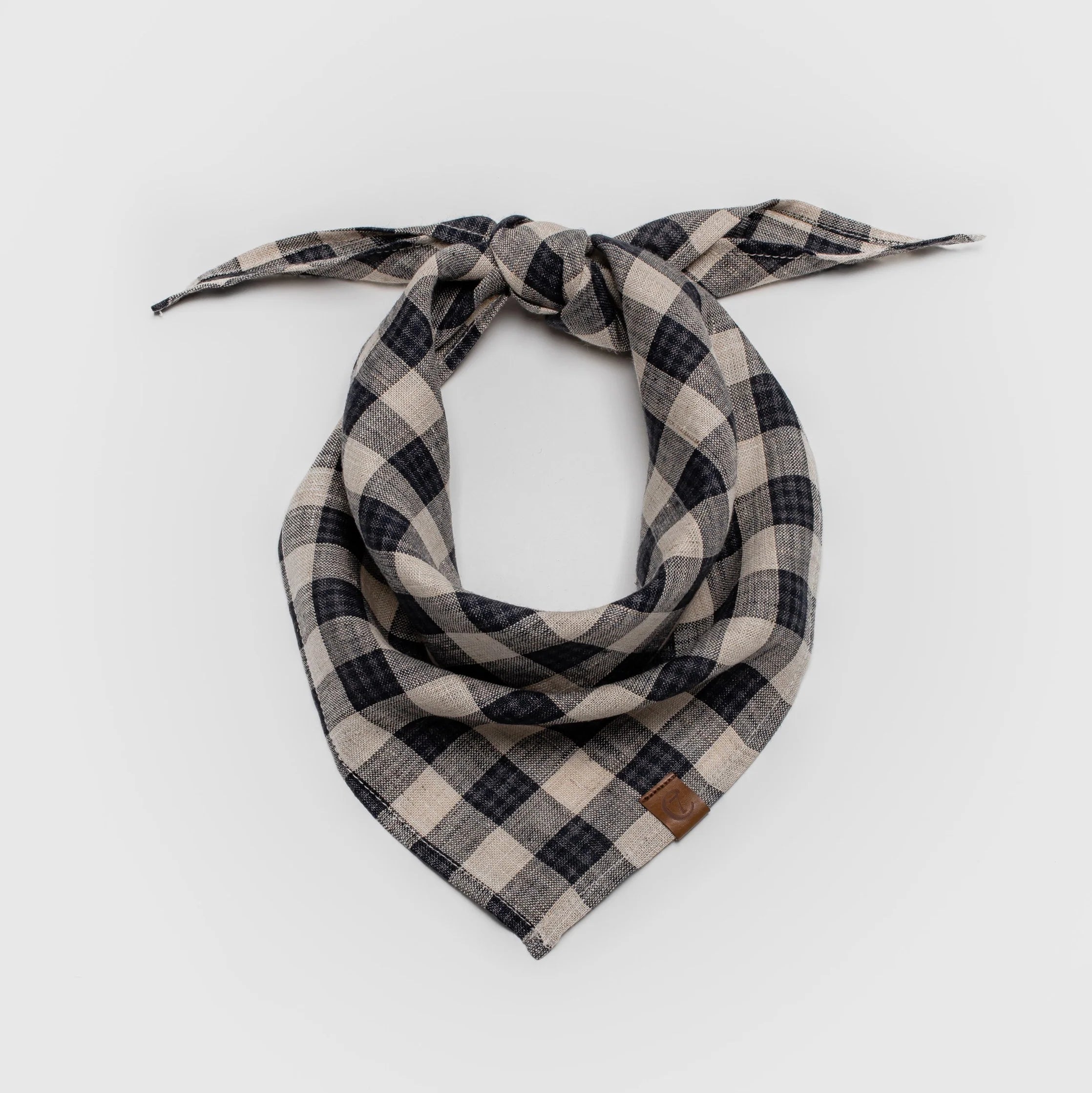 Cloud7 Hundehalstuch Bandana Check Dark Blue