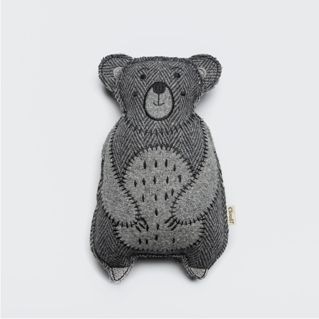 Cloud7 Hundespielzeug Bär Bruno Wool Grey