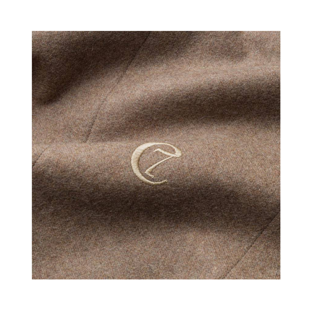 Logo Details Cloud7 Hundemantel Brooklyn Flanell Hazel