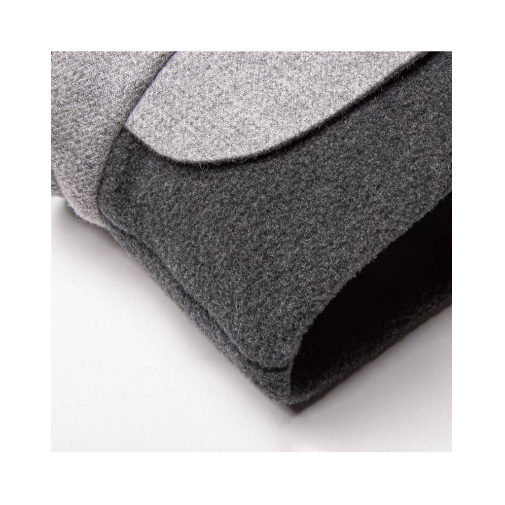 Material Cloud7 Hundemantel FRANZÖSISCHE BULLDOGGE Brooklyn Flanell Grey