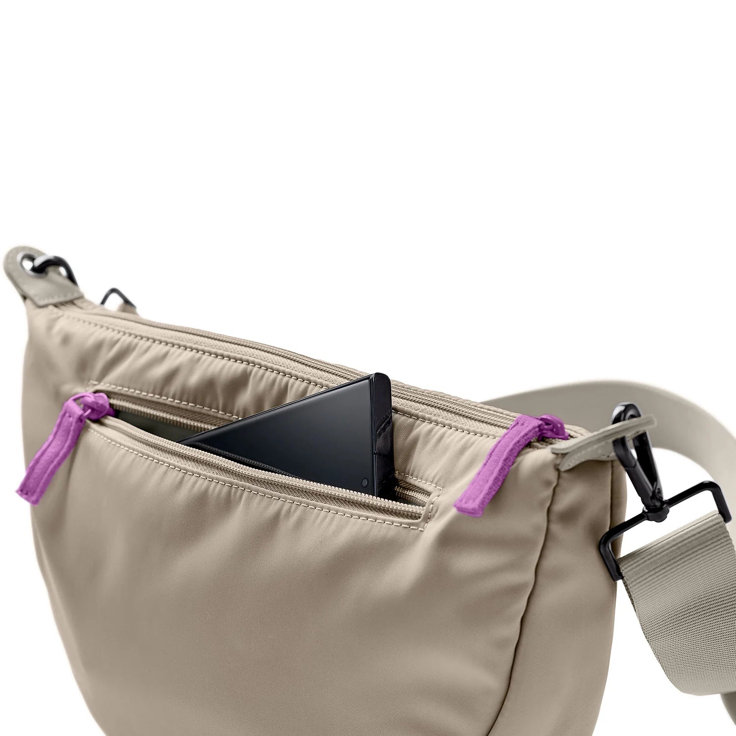 Gassitasche CHARLOTTE GREIGE/GELB