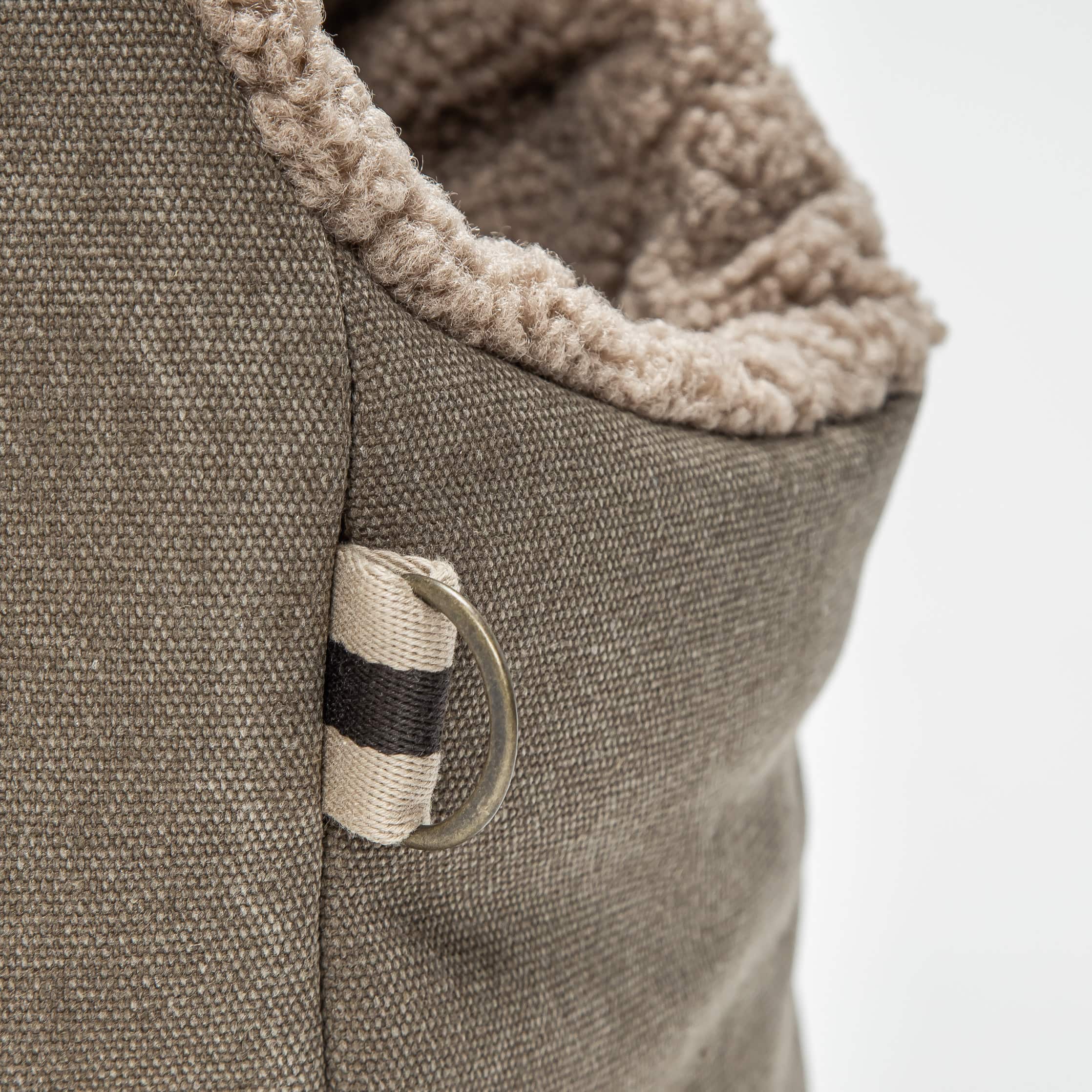 Befestigungsring Cloud7 Hundetasche Lucca Canvas Sand