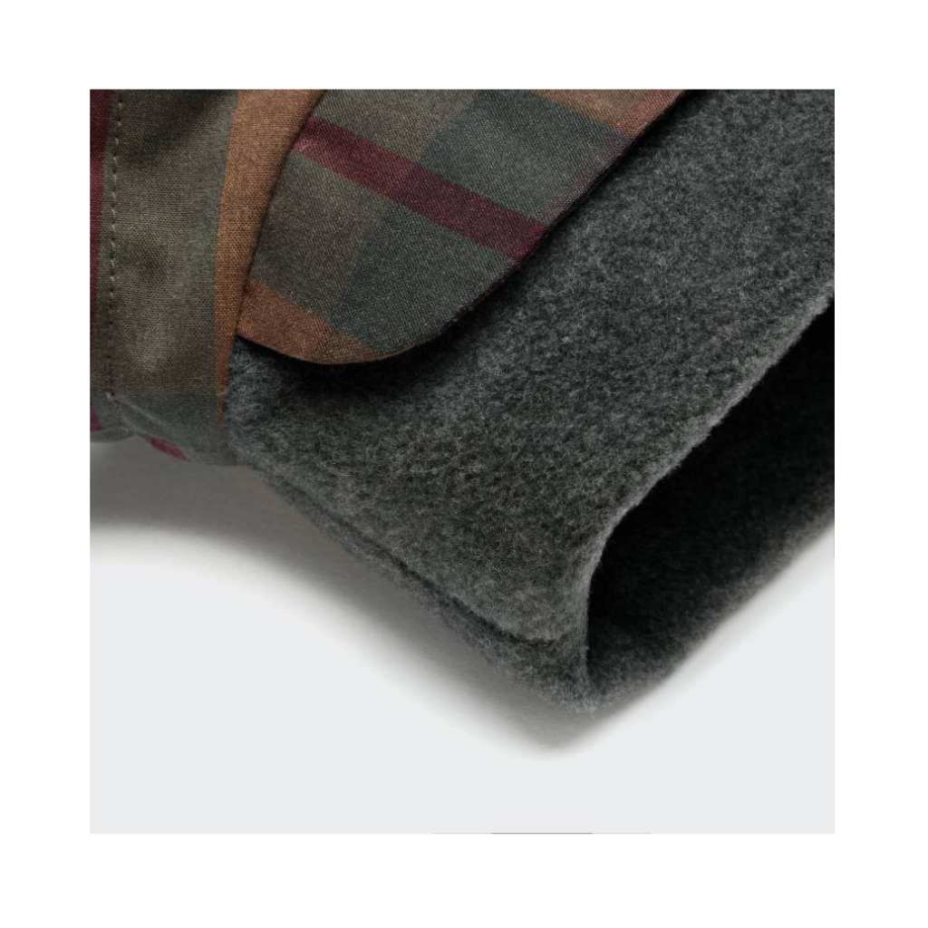 Material Cloud7 Hundemantel DACKEL Brooklyn Waxed Tartan