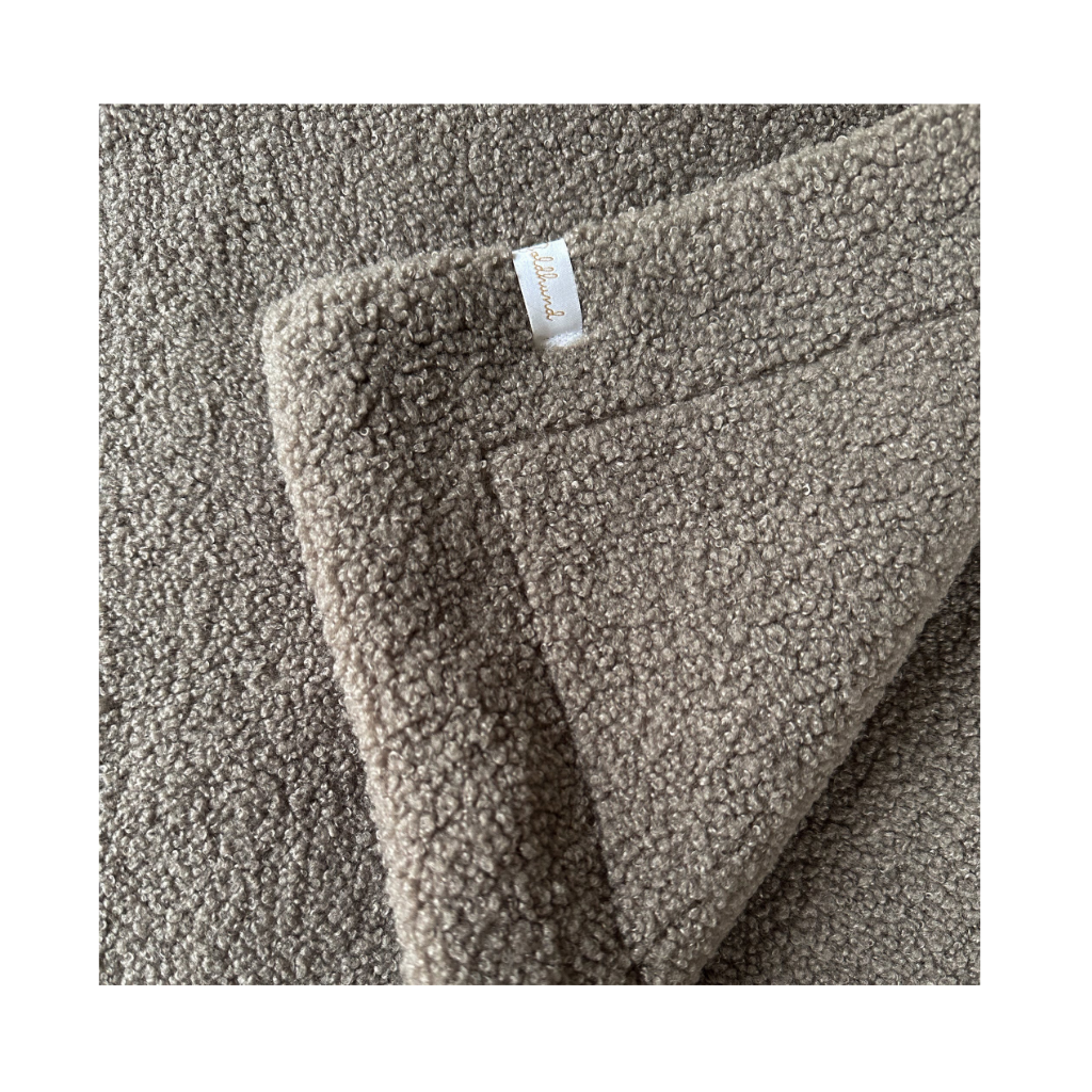 Material Hundedecke TEDDY Taupe - Goldhund