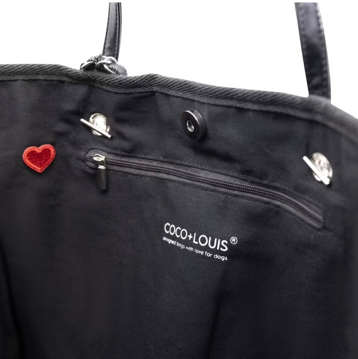 COCO + LOUIS "et voilà! Denim-Bag" mit Deinem Hund - personalisierbar