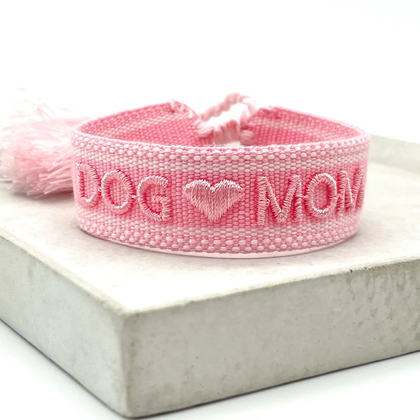 Statement Armband DOG MOM Rosa - LOVIN'DOG