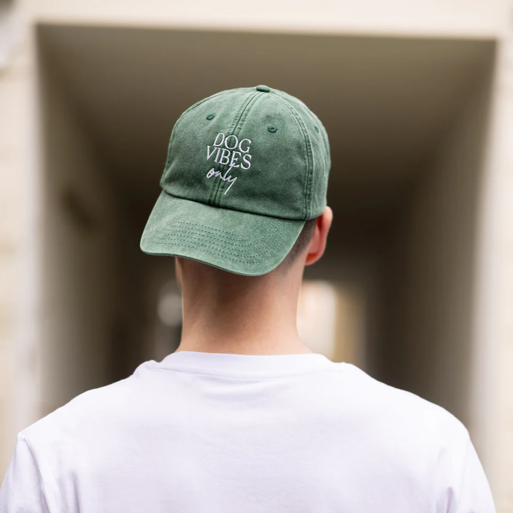 Tragebild Cap DOG VIBES only used Green - Lieblingspfote