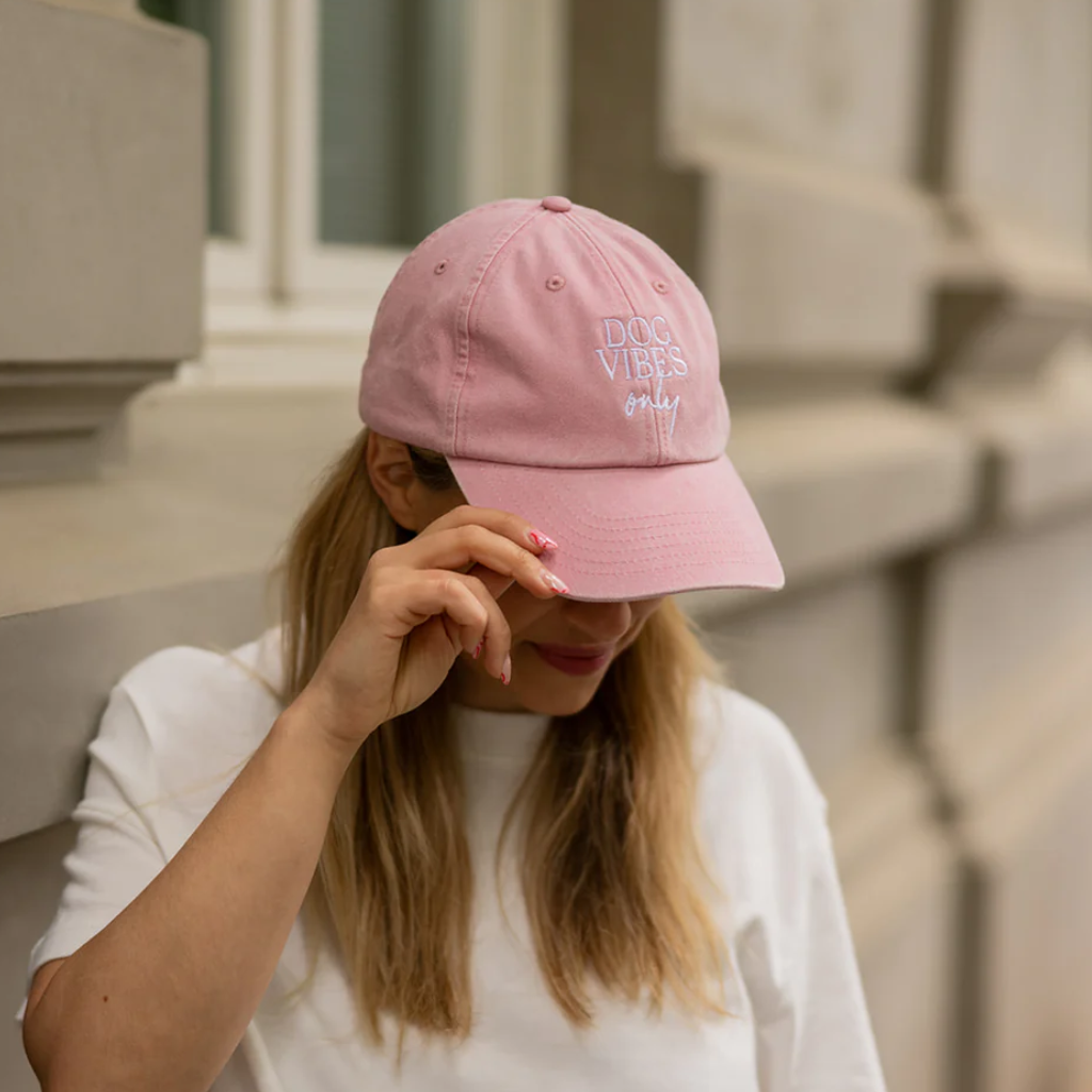 Tragebild Cap DOG VIBES only used Pink - Lieblingspfote