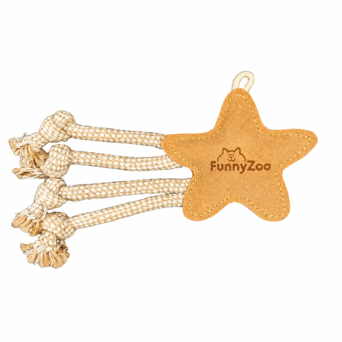 Hundespielzeug STERN Klein aus Wildleder X-MAS Edition