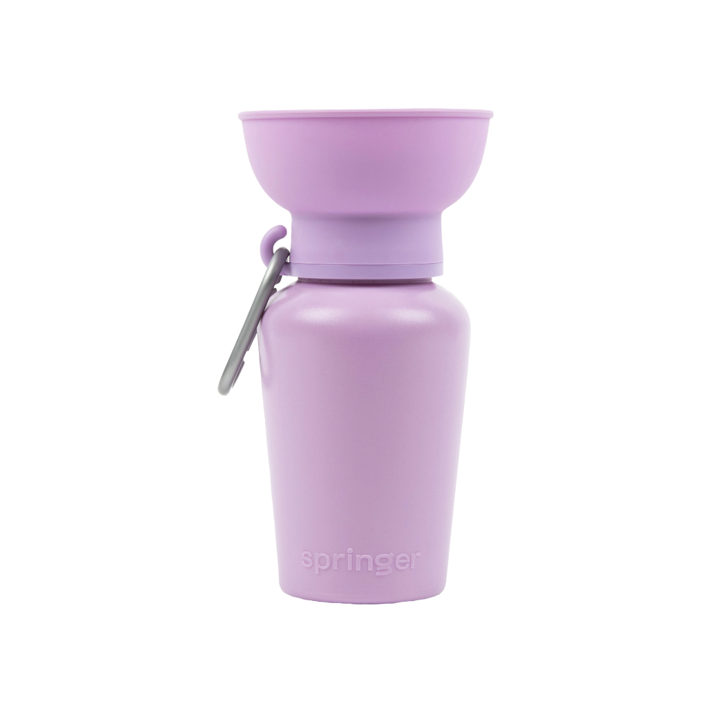 Reisetrinkflasche Flip Hundeflasche Lilac - Springer
