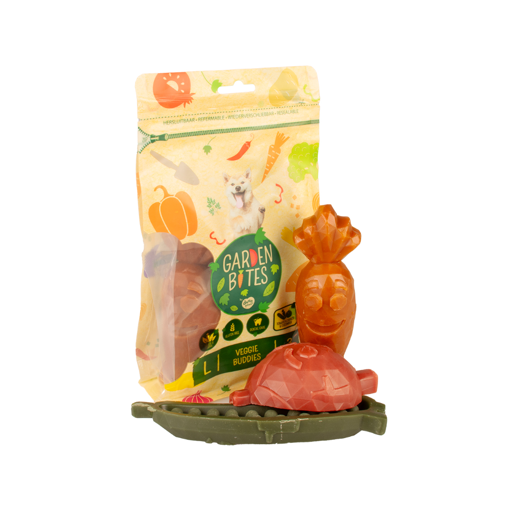 Dental Kausnack Garden Bites Veggie Buddies Größe L - Duvo+