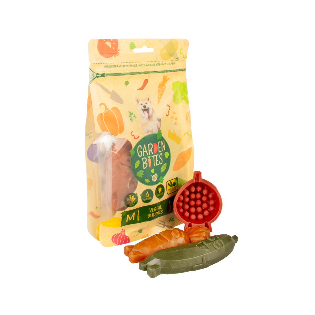 Dental Kausnack Garden Bites Veggie Buddies Größe M - Duvo+