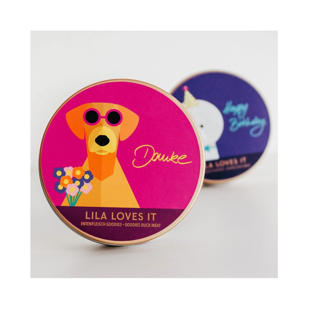 Geschenk Goodies Dose HAPPY BIRTHDAY Entenfleisch