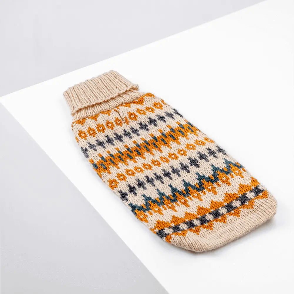 Dekobild Hundepullover Golden Dreams aus Alpaka - ALQO WASI