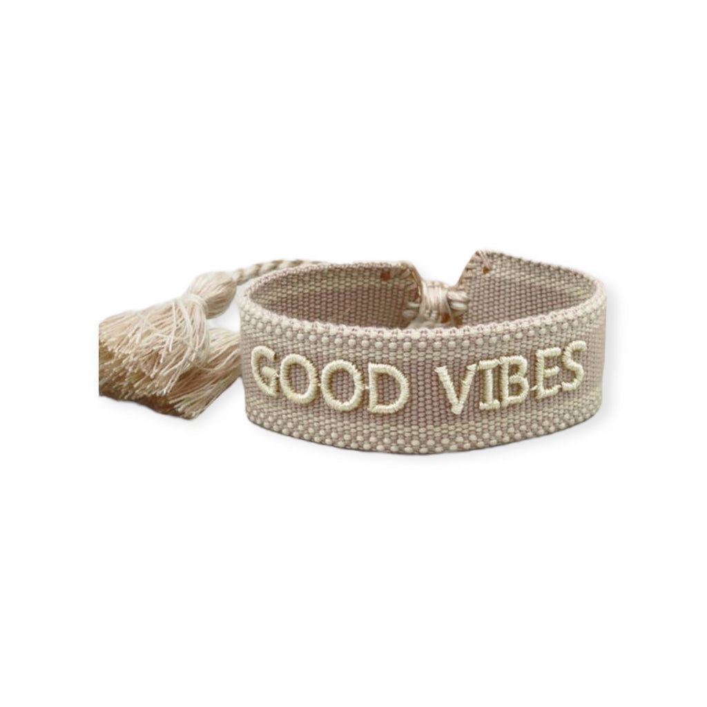 Statement Armband GOOD VIBES Nude - LOVIN'DOG