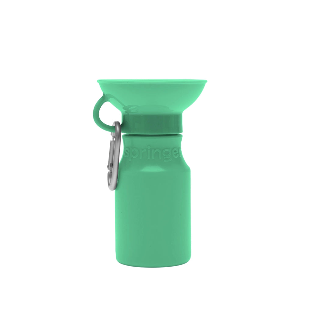 Reisetrinkflasche Mini für Hunde GREEN - Springer