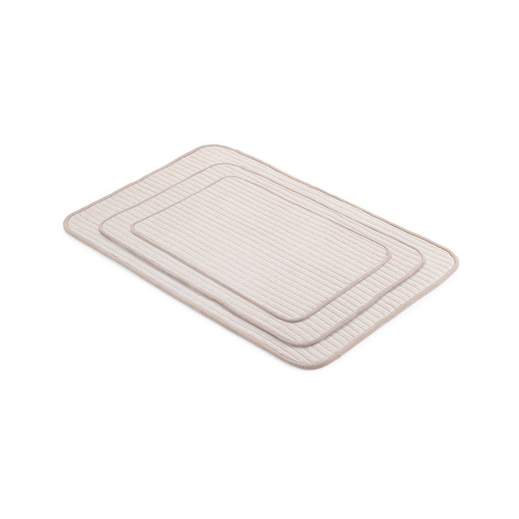 Größenübersicht Onda Steppdecke Greige beige - MiaCara