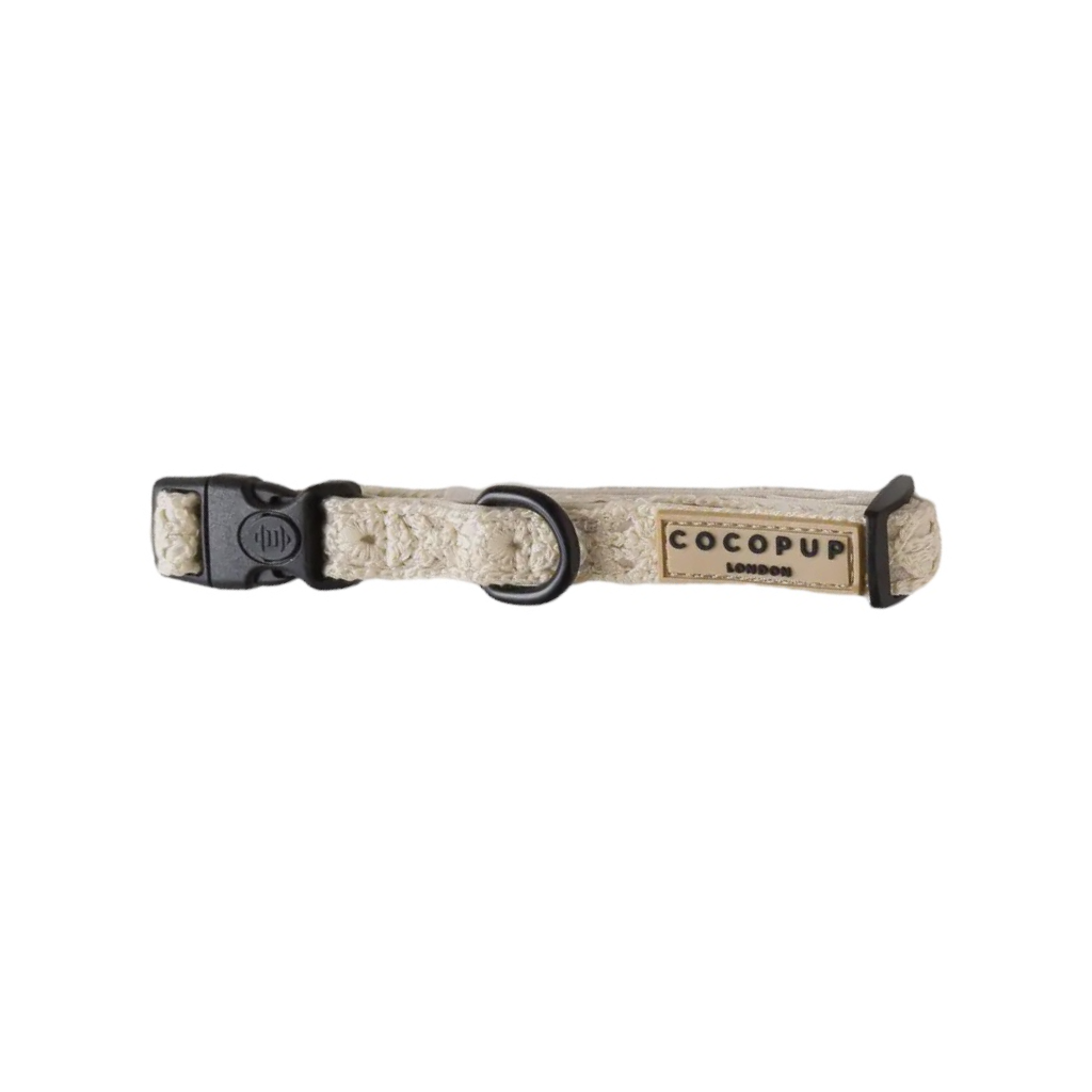 Halsband CROCHET Häkel-Optik Nude - COCOPUP London