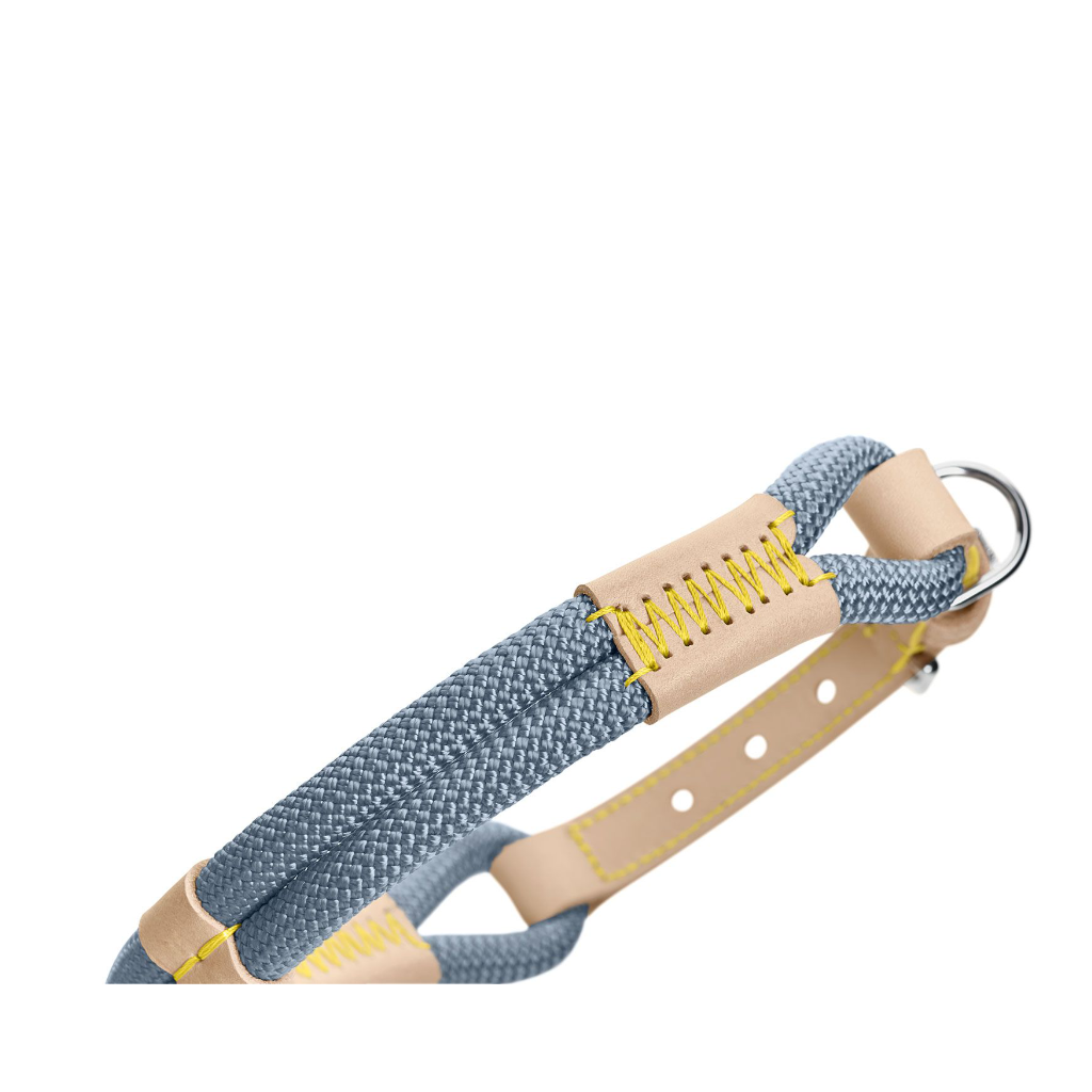 Gelbe Naht Halsband Malia Taubenblau - HUNTER
