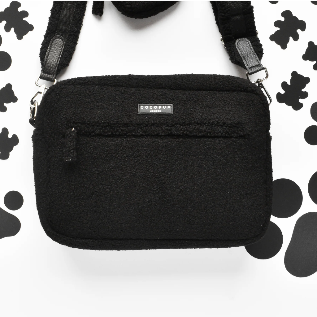 LARGE - Gassitasche Dog Walking Bag TEDDY Black
