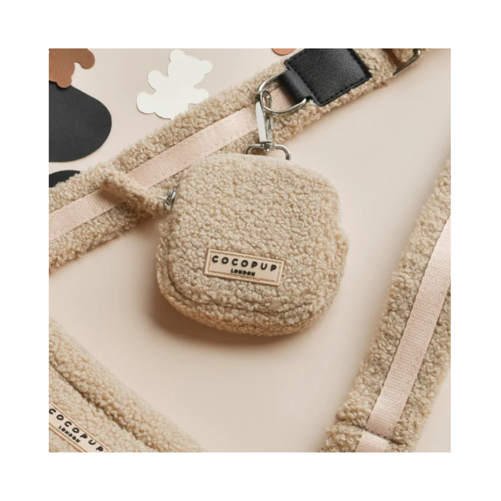 Ersatz-Leckerlibeutel zur Gassitasche Dog Walking Bag Teddy Beige Rupert - COCOPUP London