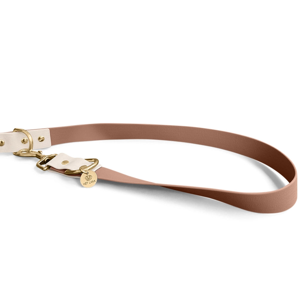 Hundeleine OUTDOOR Mocca Mousse 3-fach verstellbar