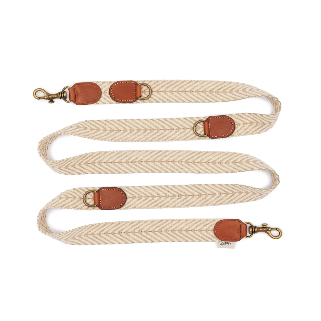 Rückseite Hundeleine verstellbar Portixol Sand - Summer Edition - Buddys Dogwear