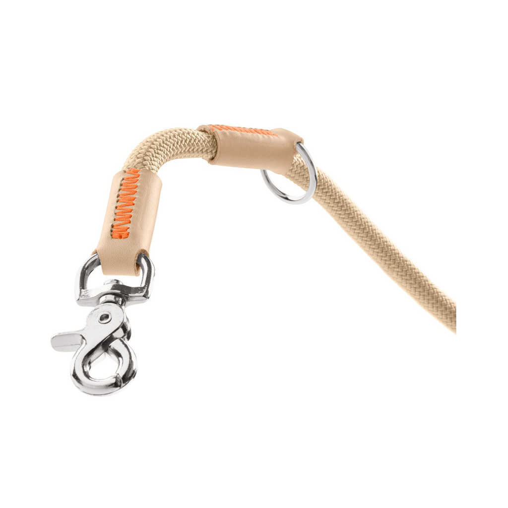 Karabiner Führleine Malia verstellbar Beige - HUNTER