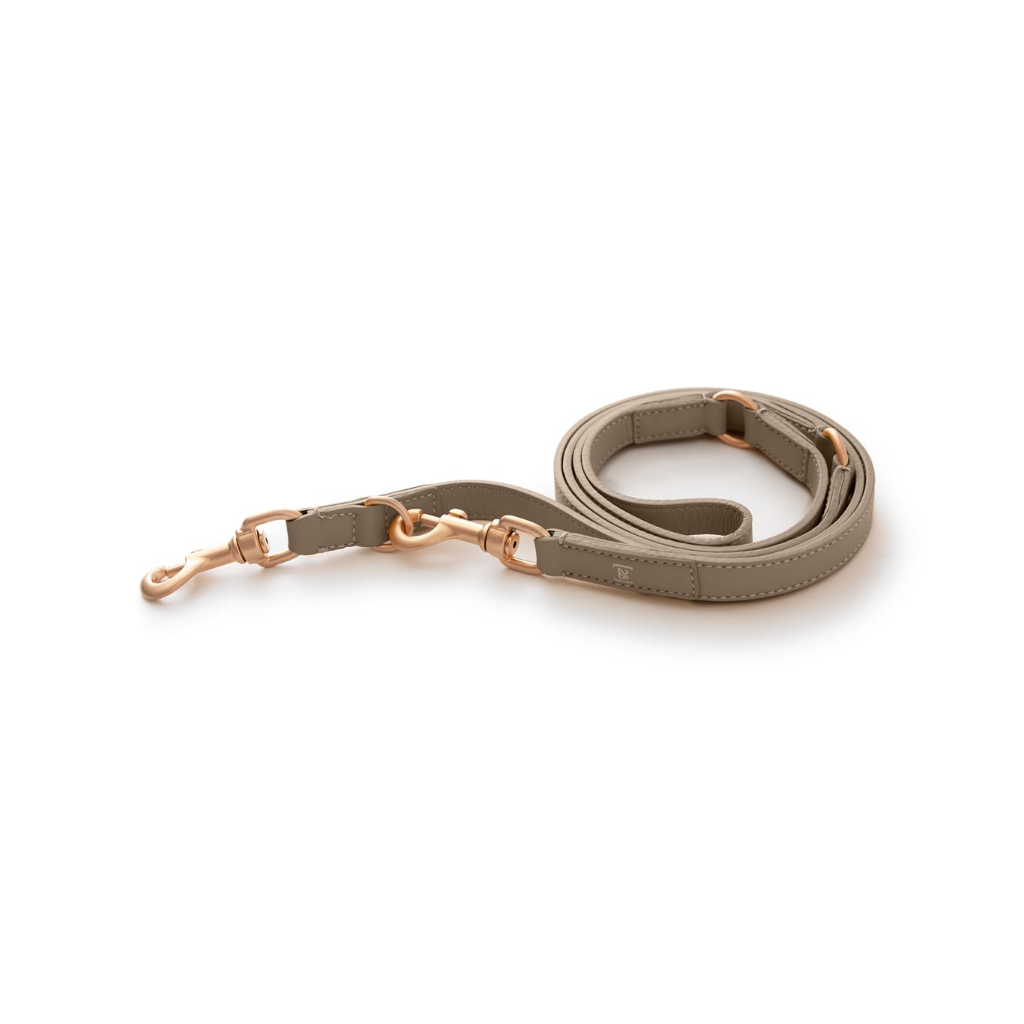 Hundeleine verstellbar MARIO lazy taupe - 2.8 designs for dogs