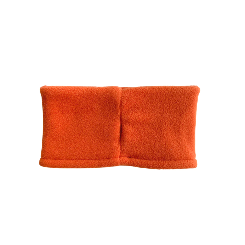 Rückseite Hundeloop Fleece Orange - Goldhund